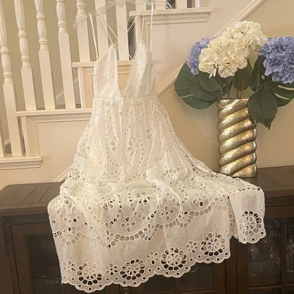 Zimmermann White Lace Maxi Dress - Picture 2 of 5